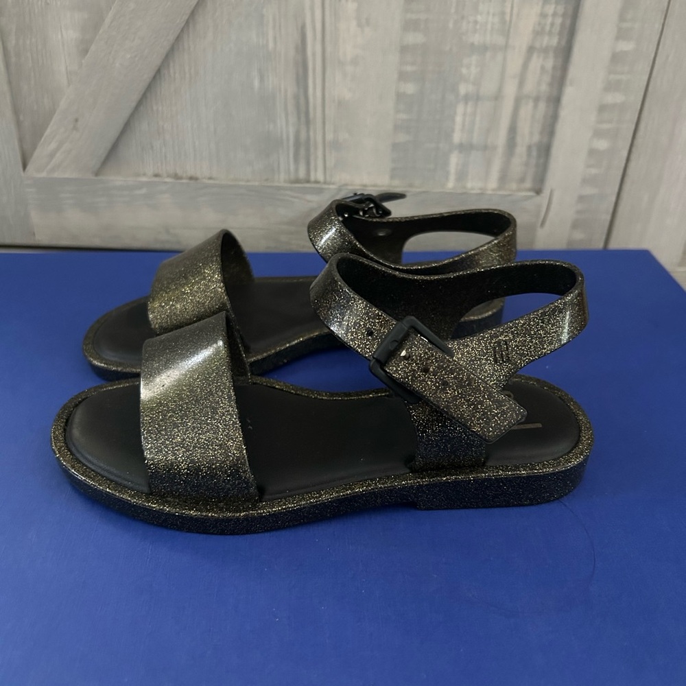 MINI MELISSA Sandals Glitter  Kid's Size 12 NEW